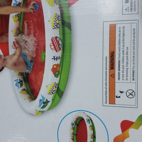 Play Day 2-Ring Inflatable Pool - Picture 3 of 5